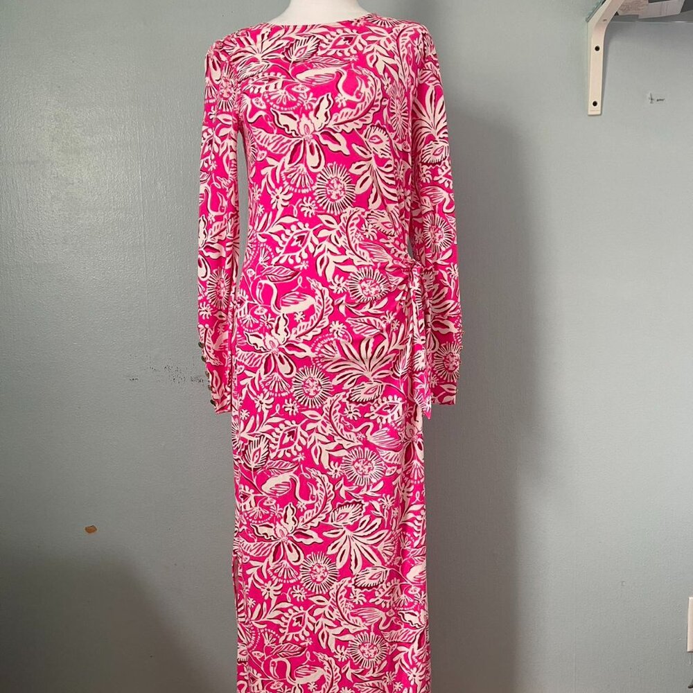 NWOT Lilly Pulitzer Long Sleeve Cristiana Maxi Dress | Size Small